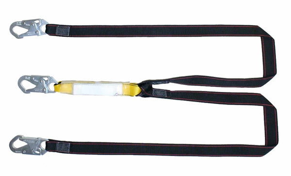 Safety Direct 420 twin leg energy-absorbing polyester web lanyard