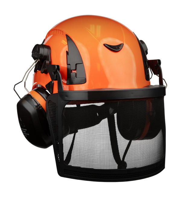 Malta Dynamics Arborist Type 2 helmet kit with face shield and earmuffs