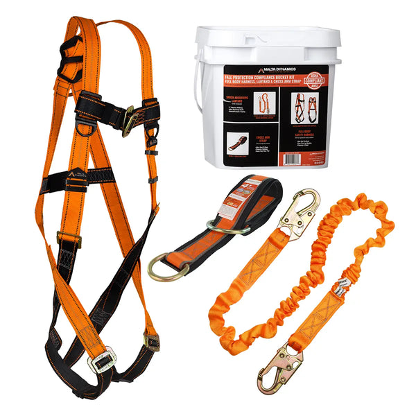Malta Dynamics compliance kit with anchor strap in bucket