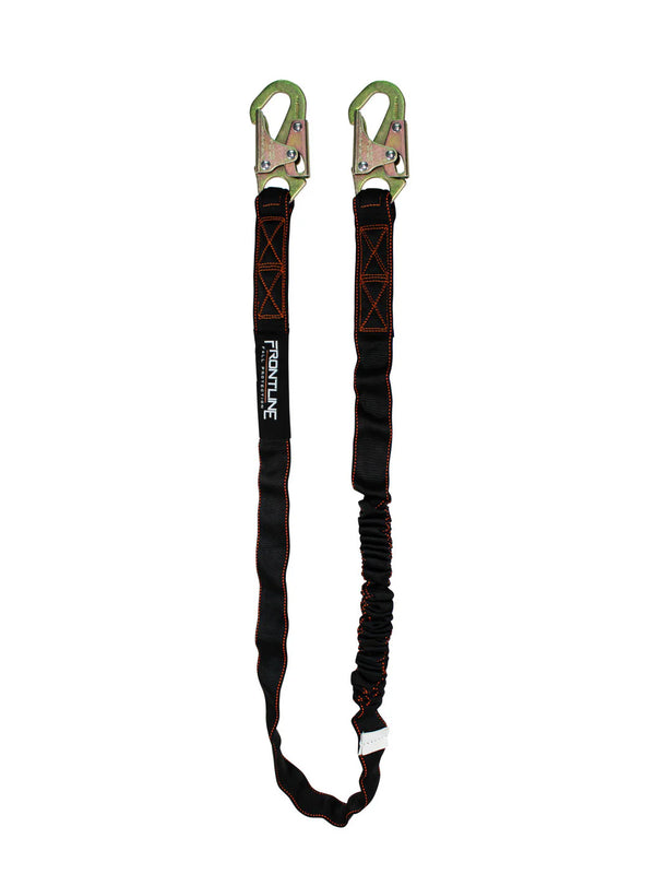Frontline LIS61S Combat™ 6' Single Leg Lanyard with Internal Shock Absorber (Snaphook Ends)