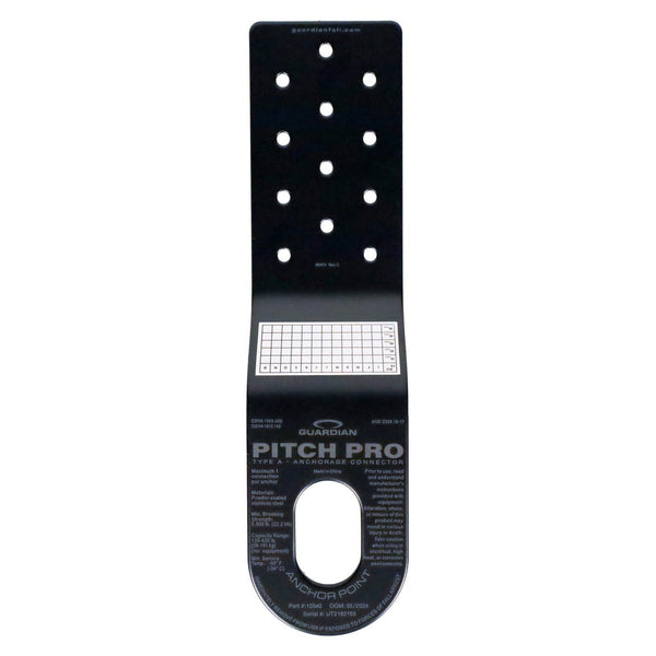 Guardian 10540 Pitch Pro roof anchor, top-down view