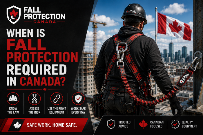 When is fall protection required in Canada