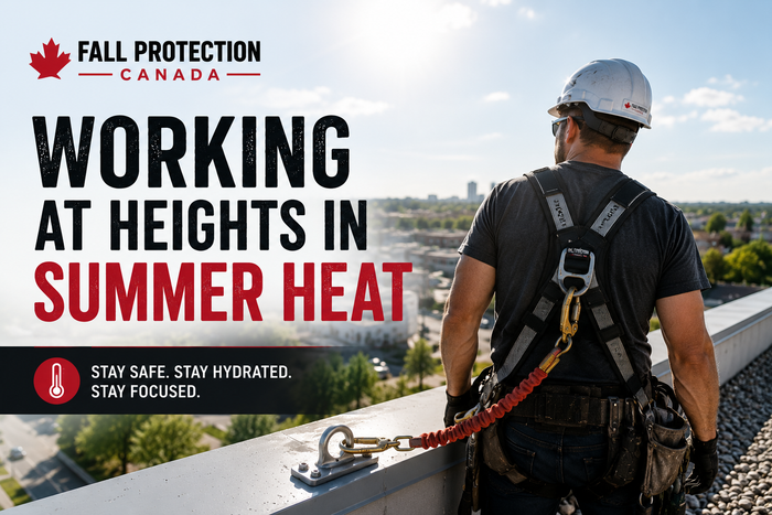 Working at heights in summer heat on Canadian jobsites