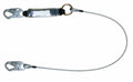 Safety Direct wire rope single leg energy-absorbing lanyard 310 lb