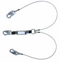 Safety Direct wire rope dual leg energy-absorbing lanyard 310 lb