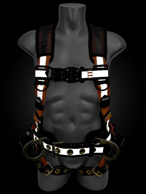 Frontline 100RCTB Combat™ Reflective Construction Full Body Harness with Tongue Buckle Legs & Trauma Straps | High Visibility | Canada