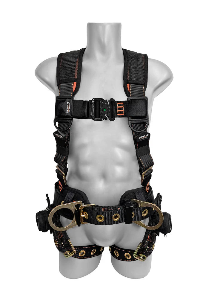 Frontline 100CTB Combat™ Construction Full Body Harness with Tongue Buckle Legs & Trauma Straps | ANSI / OSHA Canada