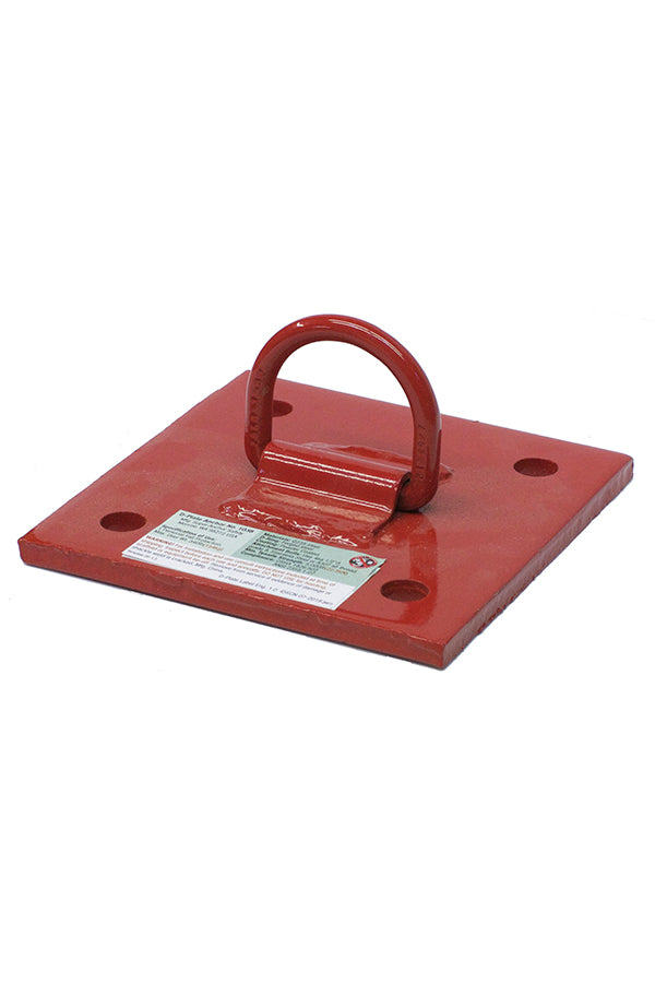 CRA D-Plate Forged D-Ring Anchor Red Powder Coating