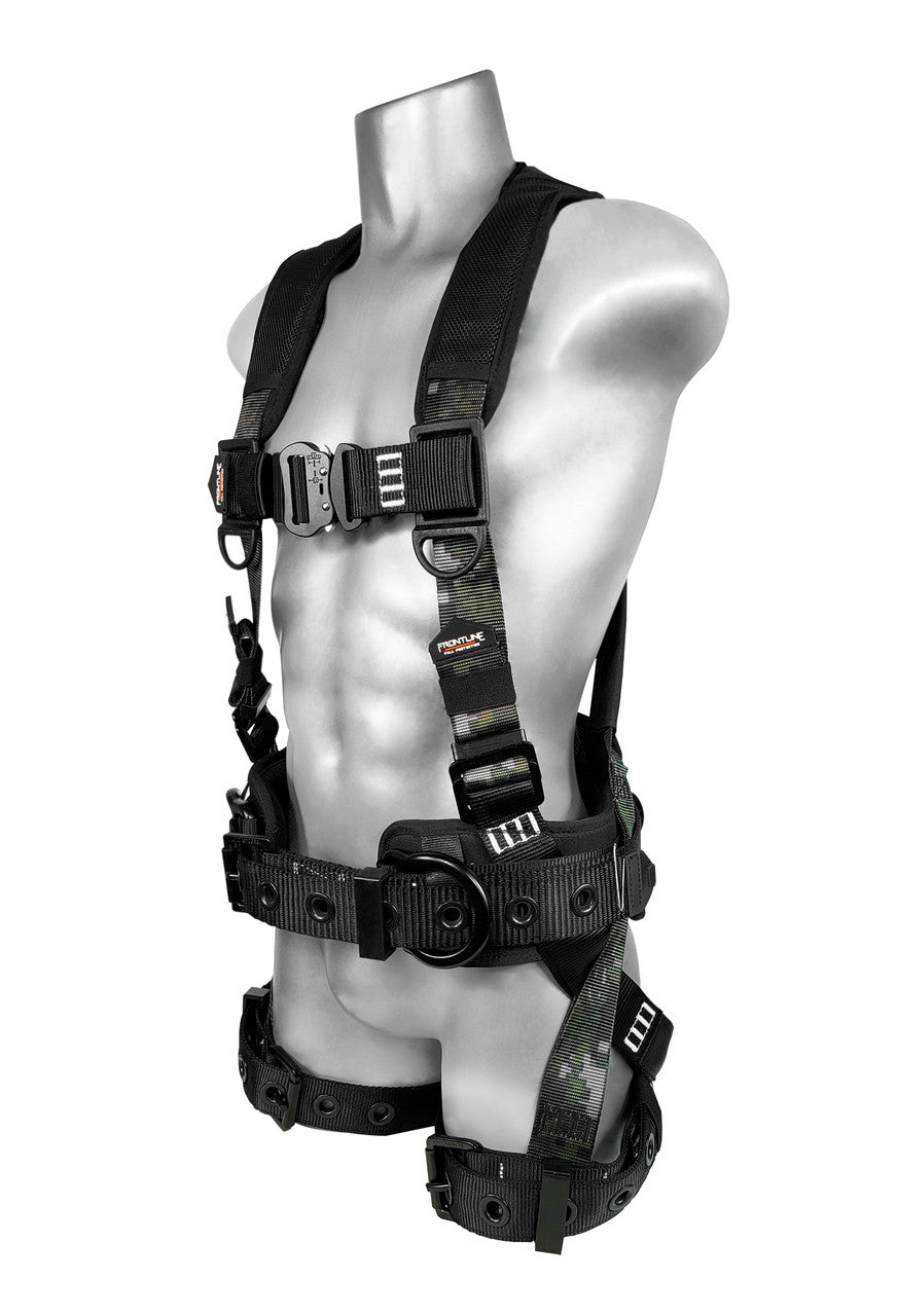 Frontline 110CTB-DC digital camo harness, side view