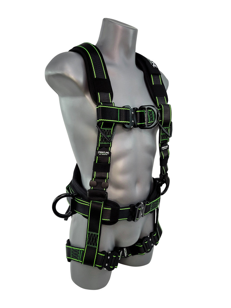 Frontline 200RE Elite Lite climbing rescue harness, left side view