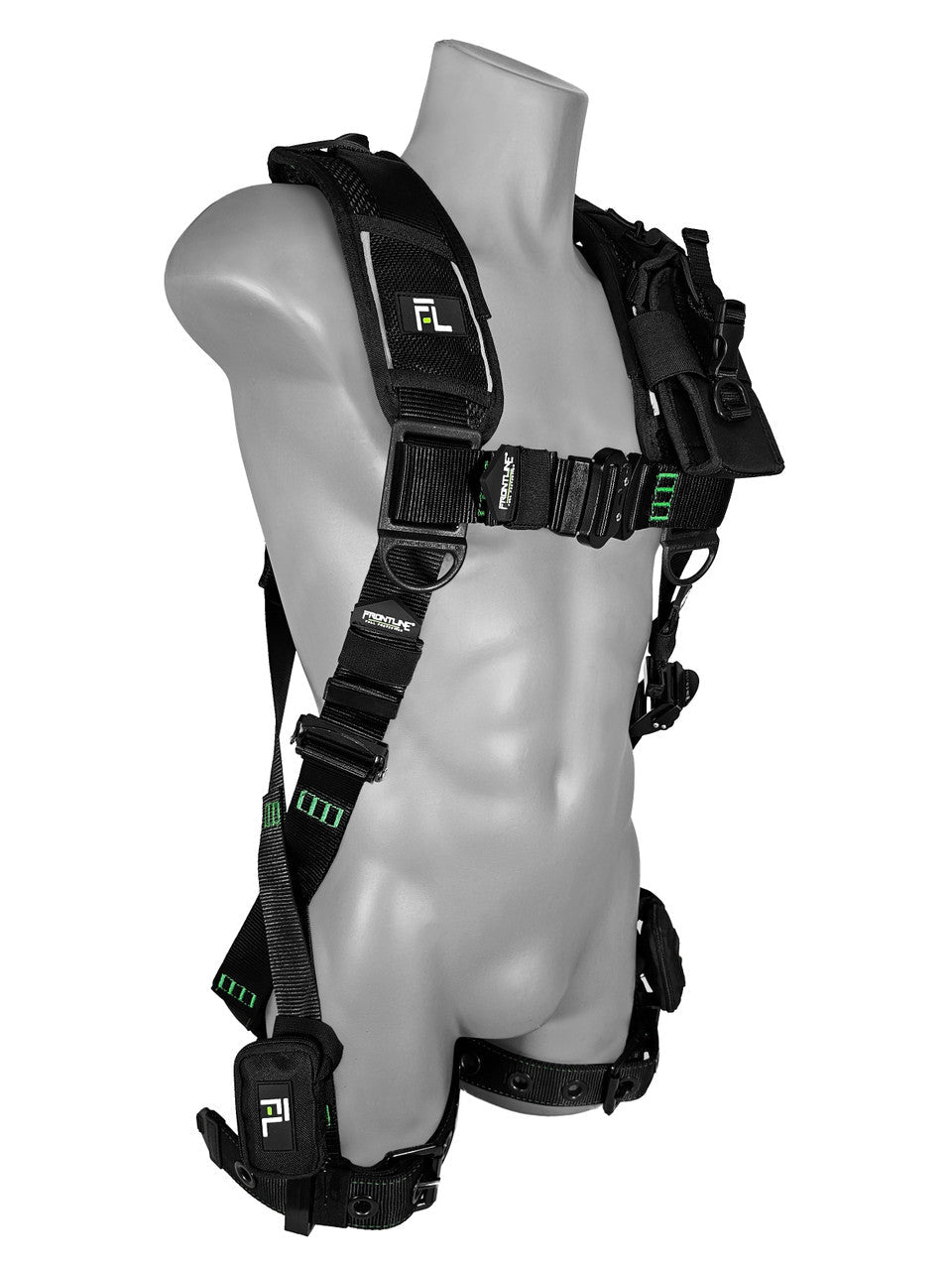 Frontline 250VTB harness side front with quick-connect chest buckle