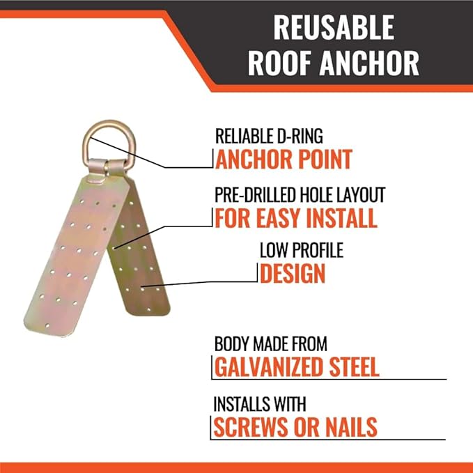 Malta Dynamics C7012 50 ft Roofer's Safety Bucket Kit