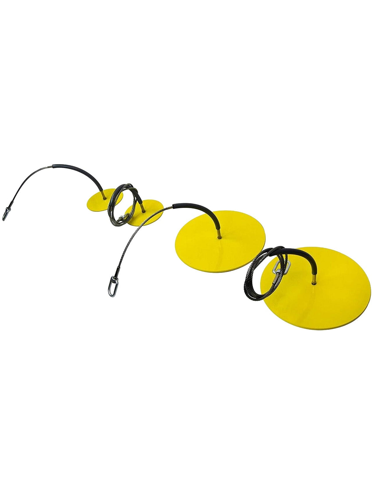 Frontline DT drop-thru anchor swivel ring and polyurethane-covered cable