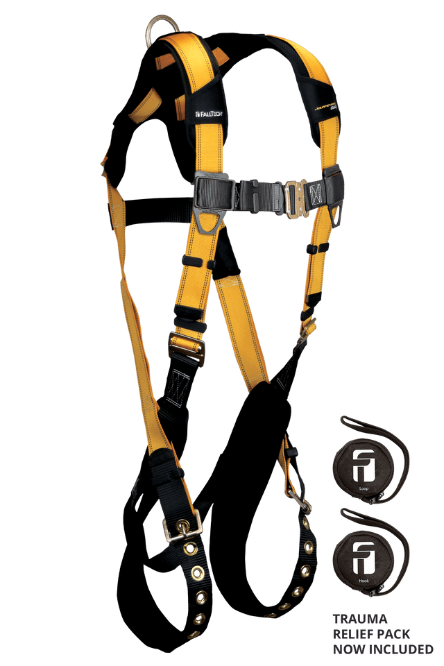 FallTech 7021 Journeyman Flex 1D Standard Non-Belted Steel Harness