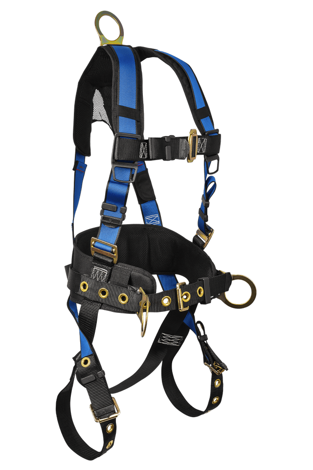 FallTech 7073B Contractor Plus 3D Construction Belted Harness