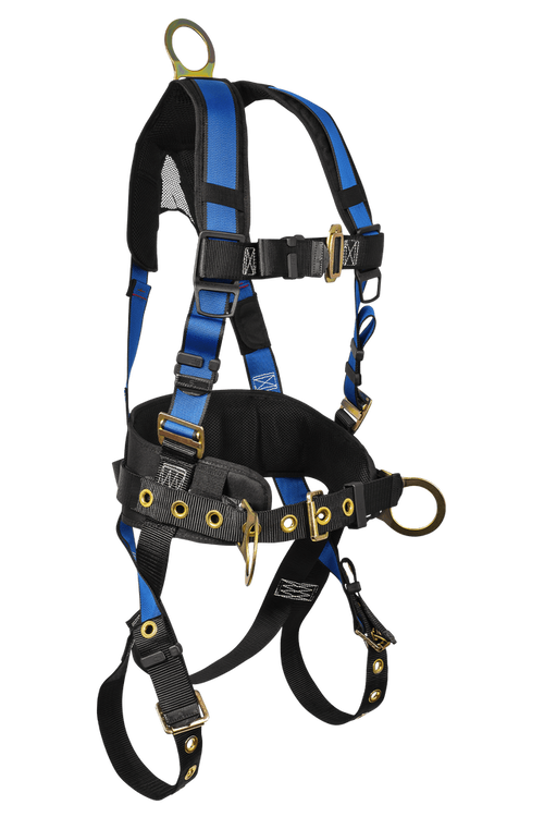FallTech 7073B Contractor Plus 3D Construction Belted Harness