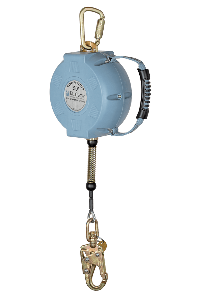 FallTech C727650 Contractor 50' Cable SRL | CSA Z259.2.2 Class 1
