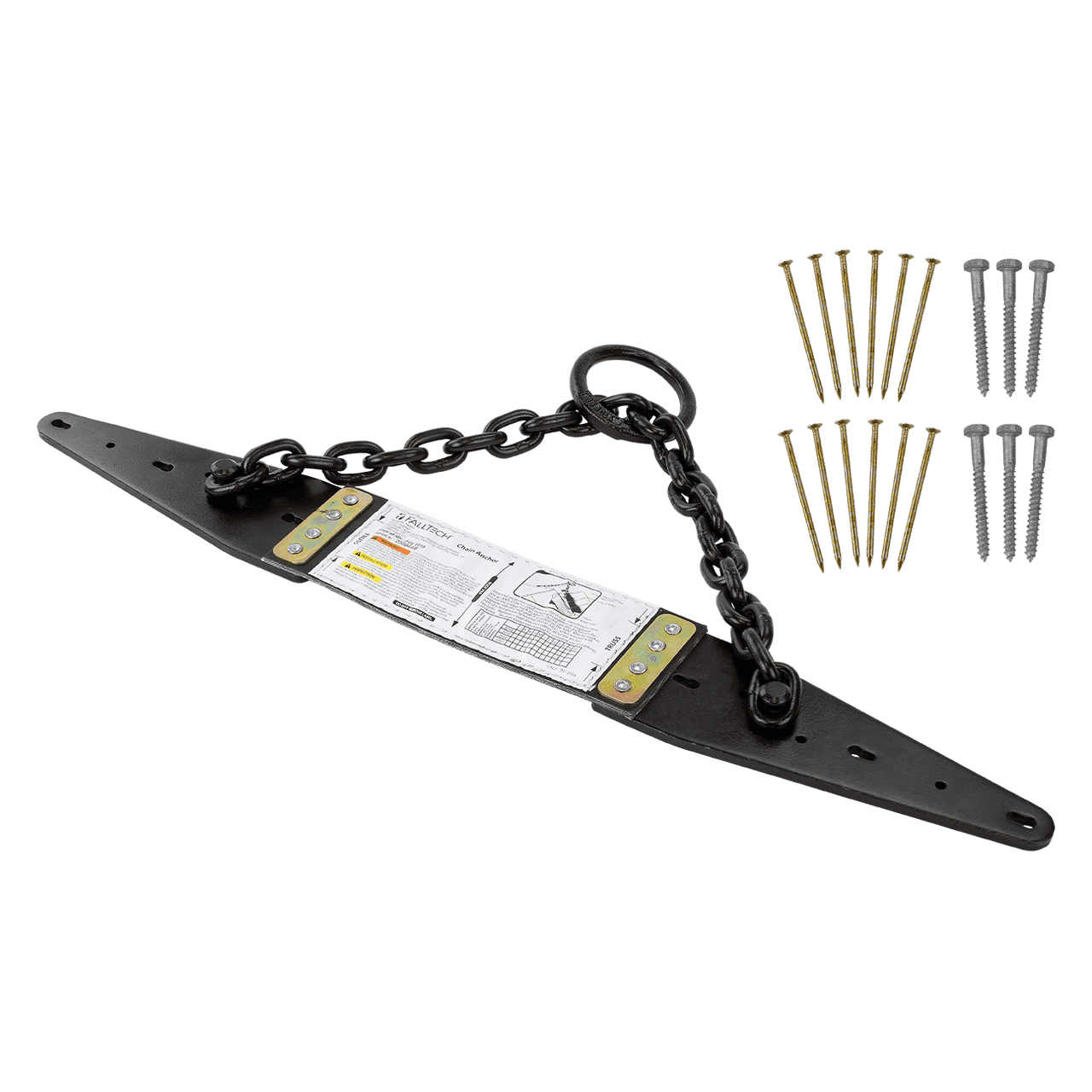 FallTech 7493A Reusable Heavy Duty Chain Anchor for Wood | OSHA 1926.502