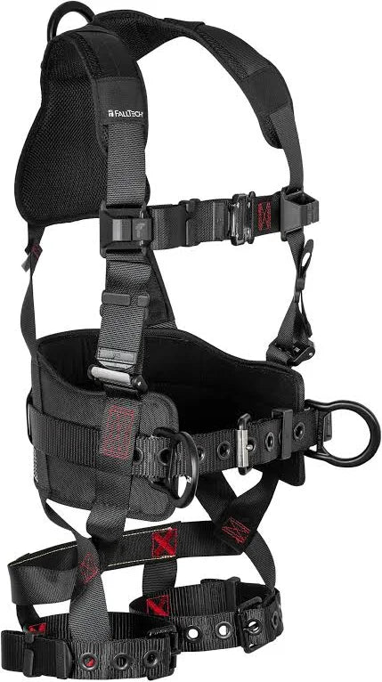 FallTech 8144 FT-Iron 3D Construction Belted Harness | CSA Z259.10