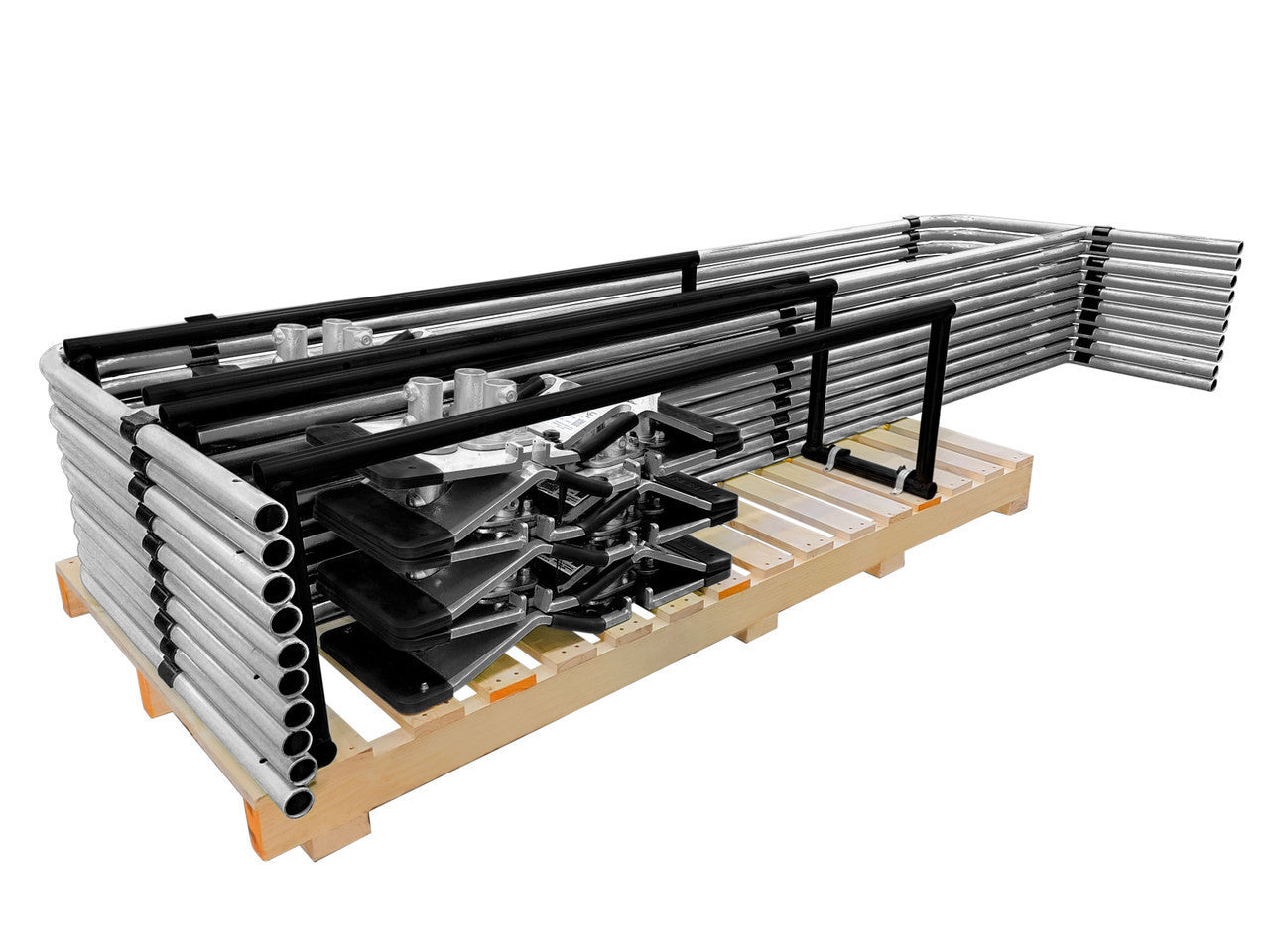 Frontline GUS75 Non-Penetrating Guardrail System Kit – 75' OSHA Compliant Roof Edge Protection Canada