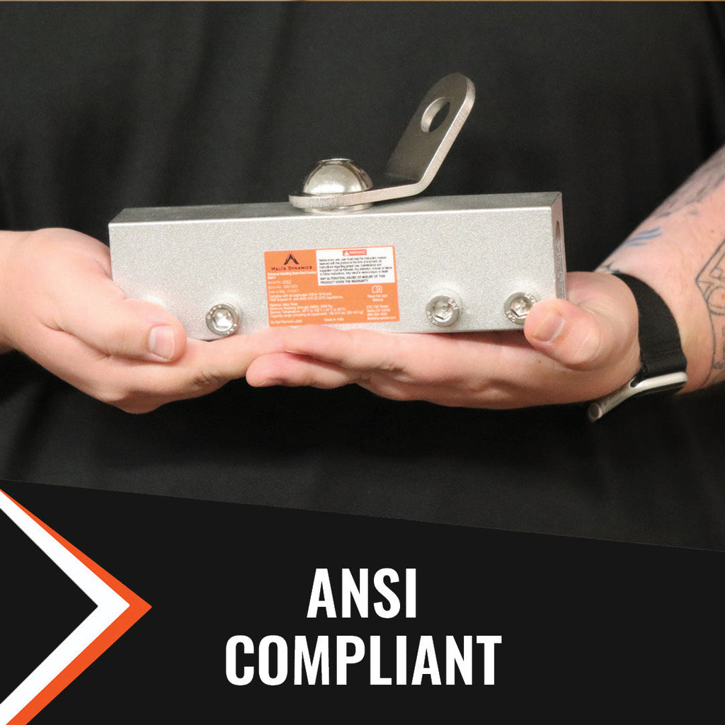 Malta Dynamics A6317 certifications, ANSI Z359.18-2017 Type A