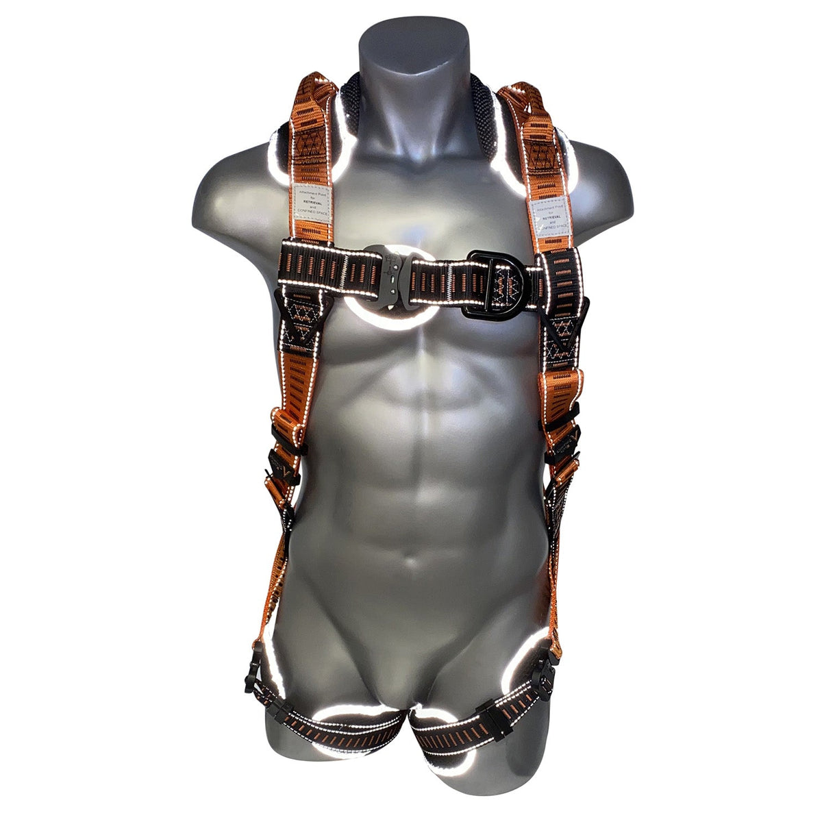 Malta Dynamics B4001 Razorback Elite Sternal harness, reflective padding