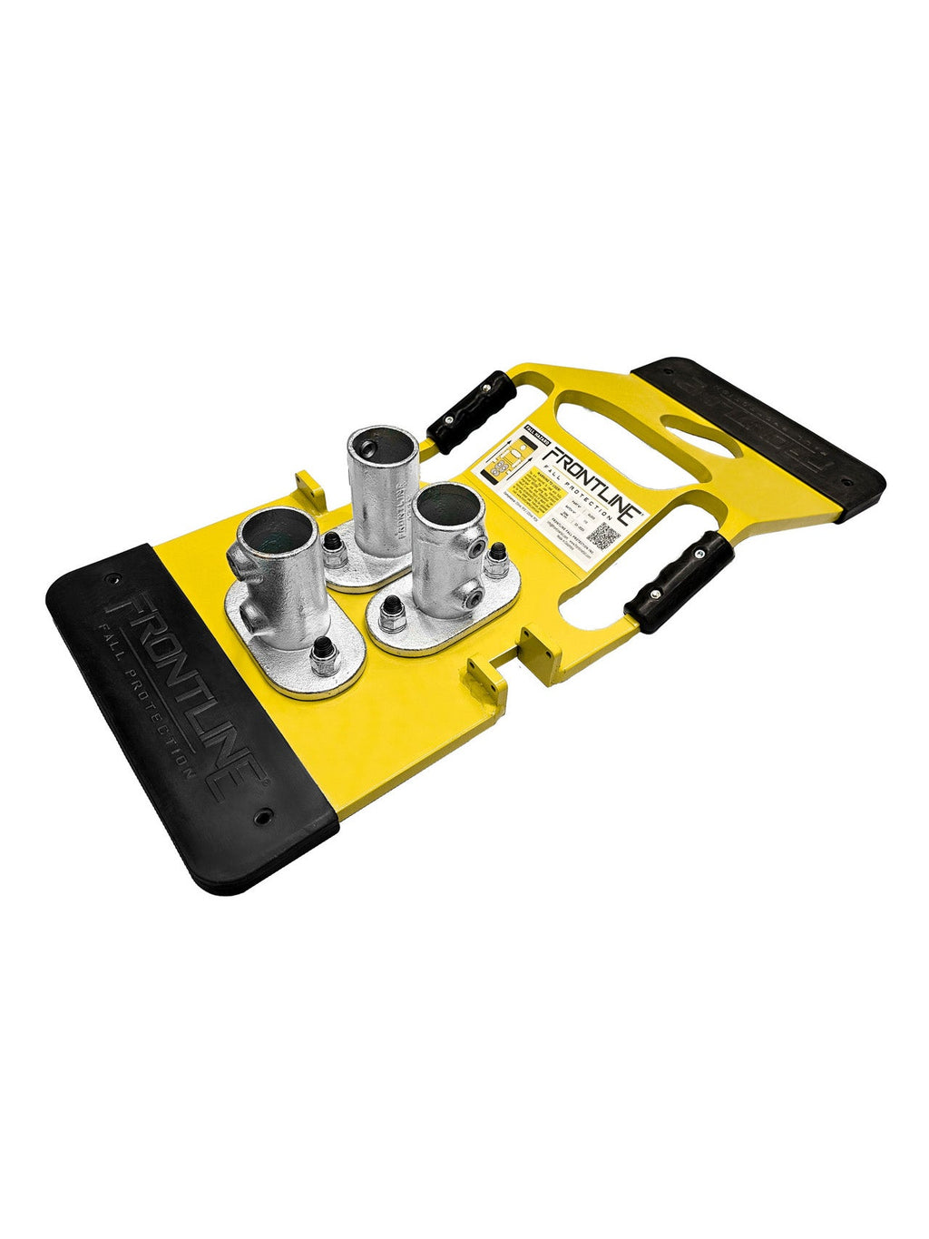 Frontline GUB56 guardrail base, safety yellow