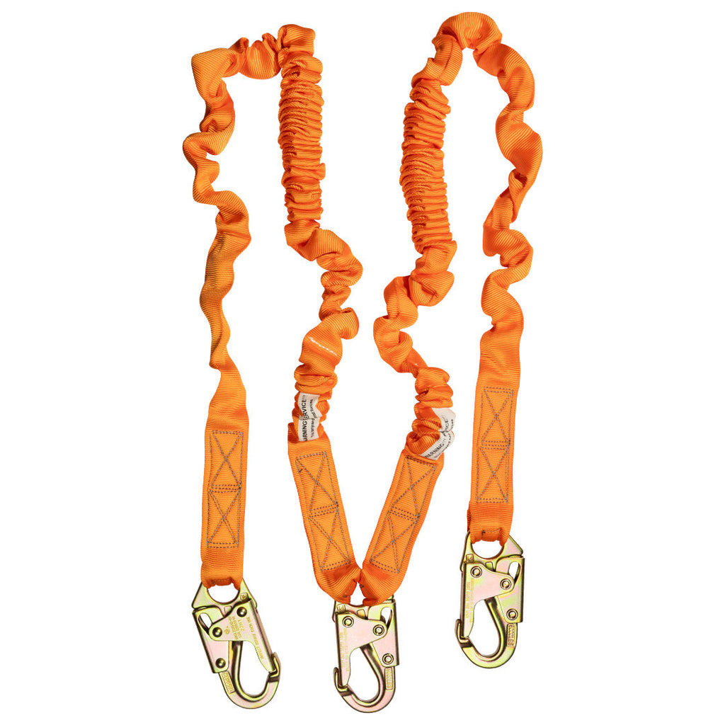 Malta Dynamics C5106 double-leg stretch lanyard, front view