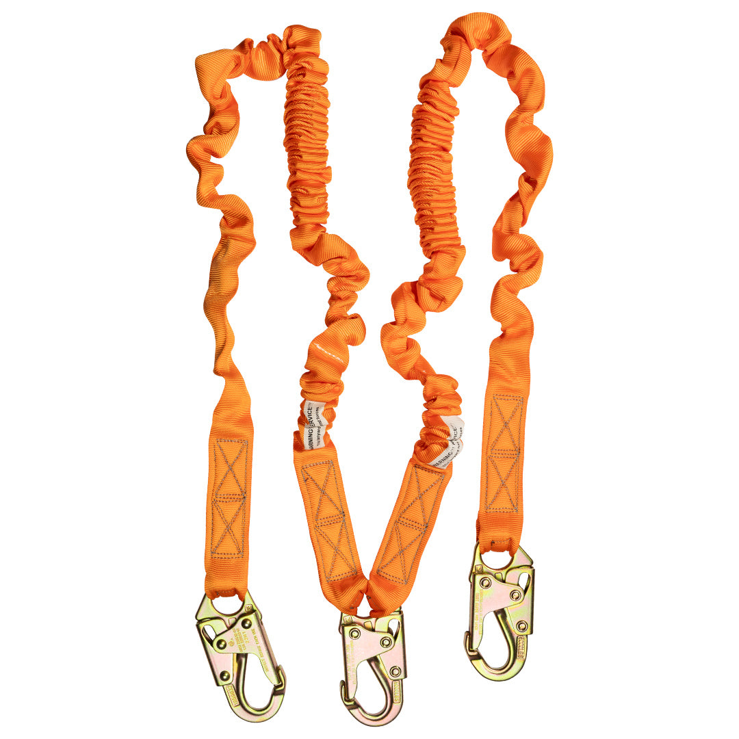 Malta Dynamics C5106 double-leg stretch lanyard, front view