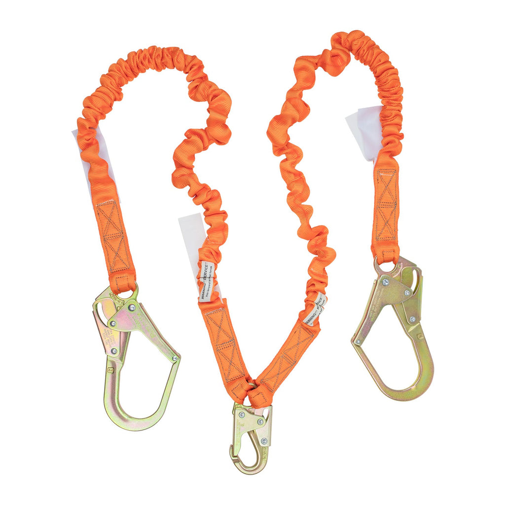 Malta Dynamics 6 ft double-leg shock-absorbing lanyard