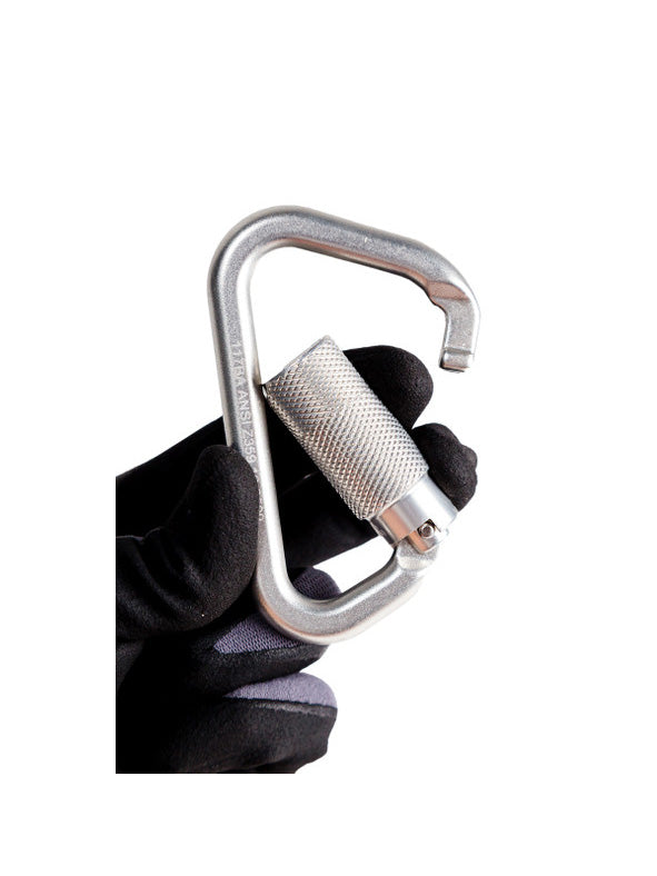 Frontline CAQ117 aluminum carabiner, gate open