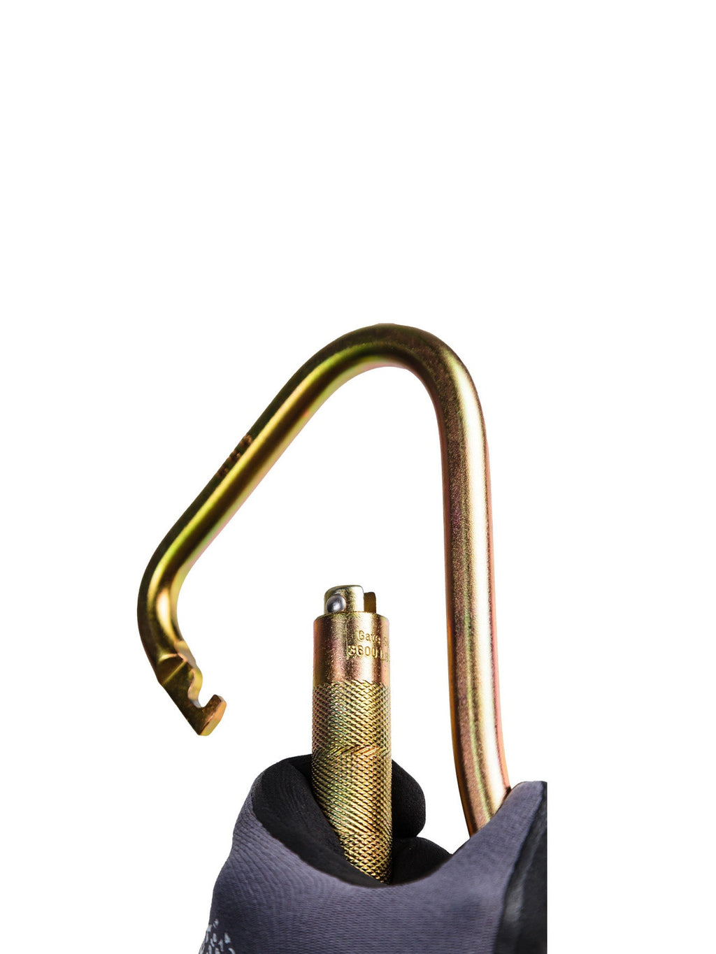 Frontline CSQ120 carabiner hook, side view