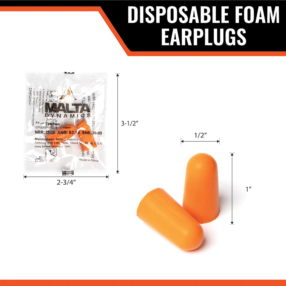 Malta Dynamics EP0001 Disposable Earplugs - View 4