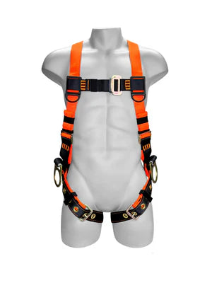 Frontline 100VTB-UN-3D Combat™ Economy Series Full Body Harness with Tongue Buckle Legs (Uni) - 3D Rings