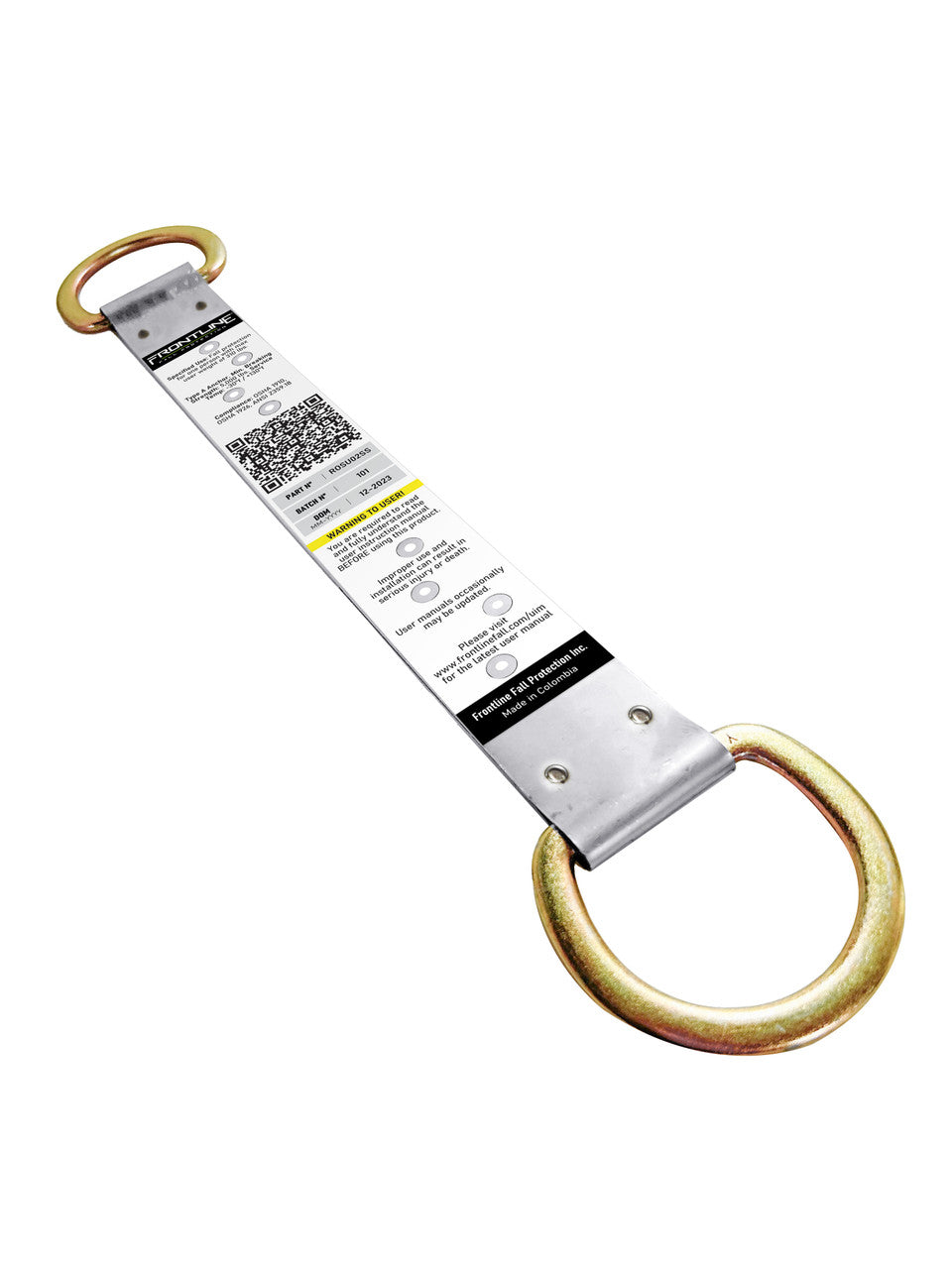 Frontline ROSU02SS stainless steel permanent roof anchor, angled view