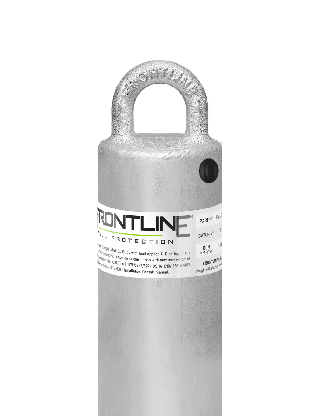 Frontline RW-CAL weld-on commercial anchor, view 3