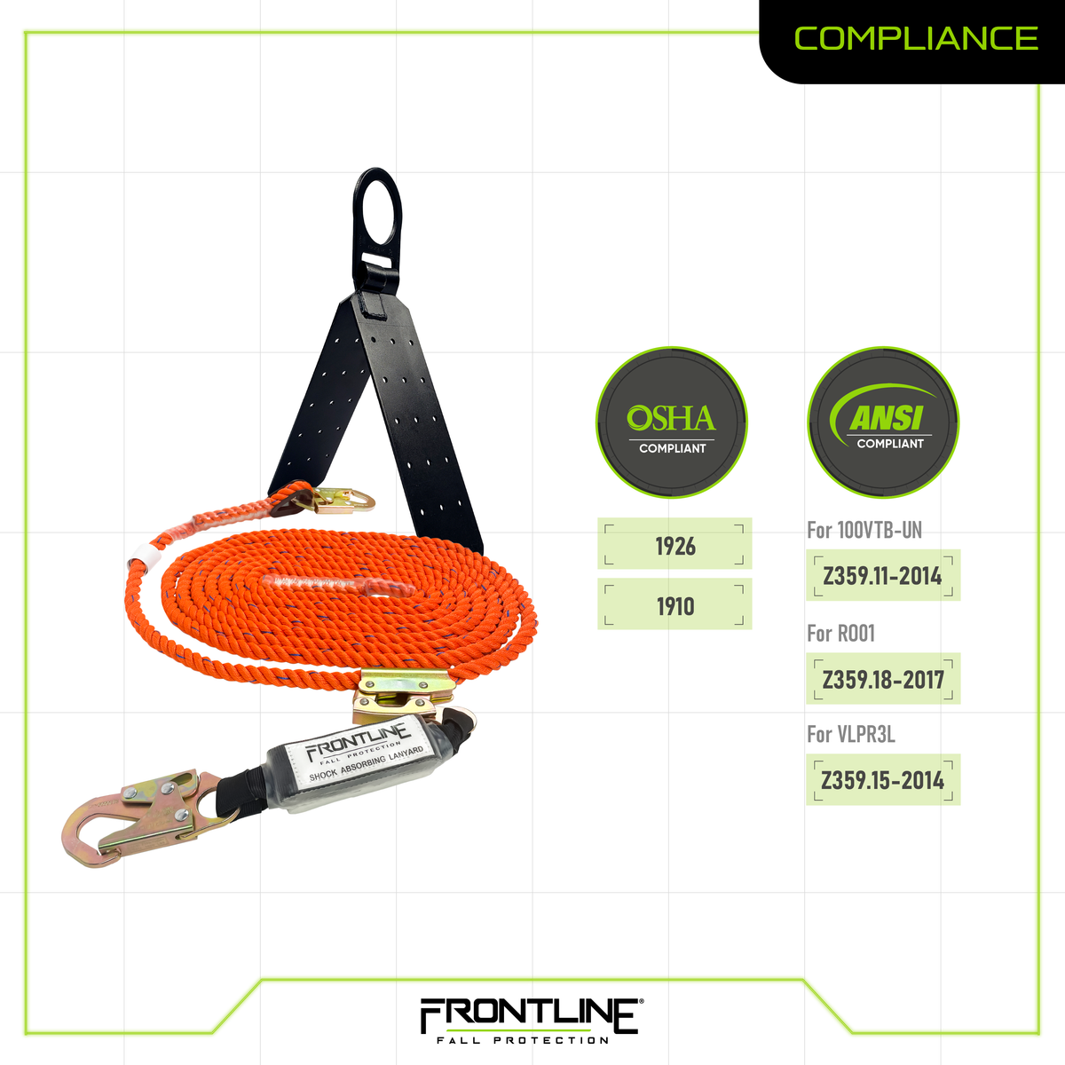 Frontline RK5PTB compliance sheet
