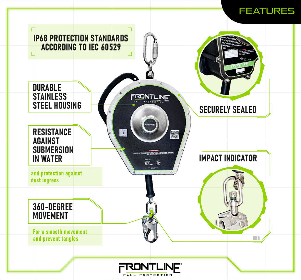 Frontline RSBC spec sheet 1 of 3, sealed block features