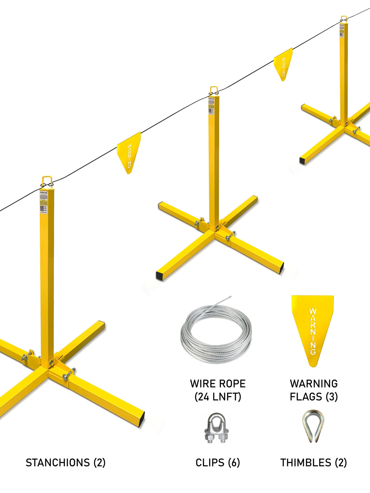 Frontline WLS16 warning line stanchion, view 5