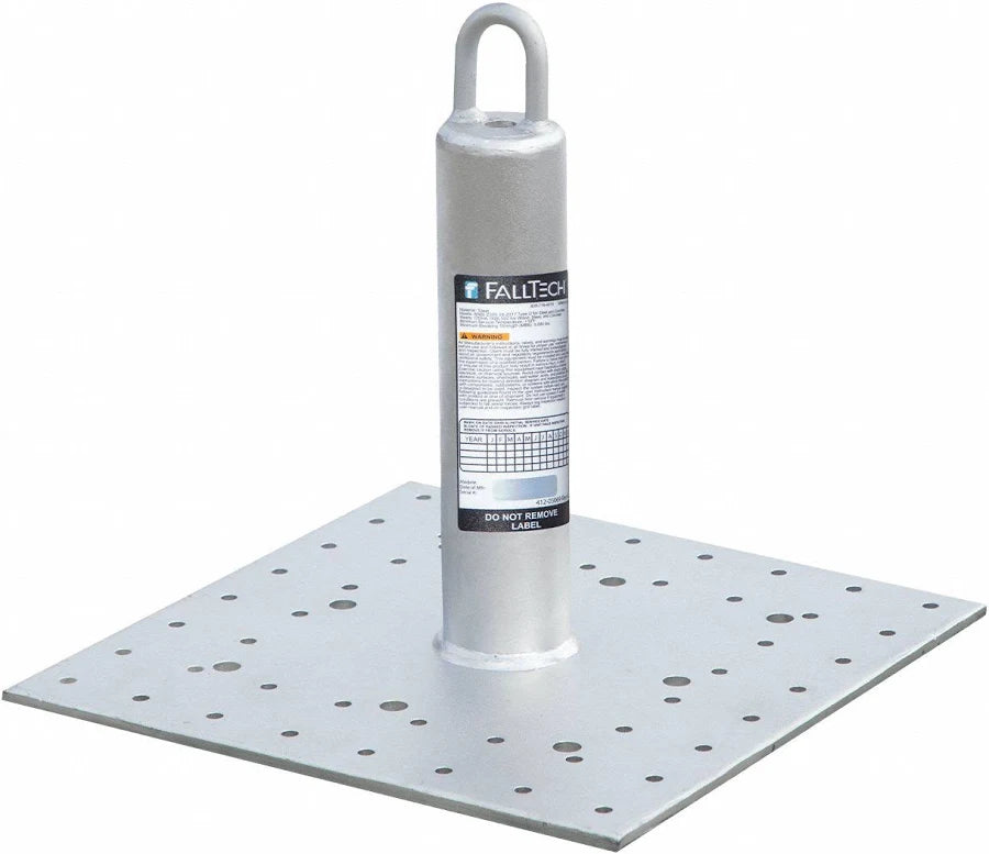 FallTech 78012WCSWE 12" Post Anchor, Welded Eye | ANSI Z359.18