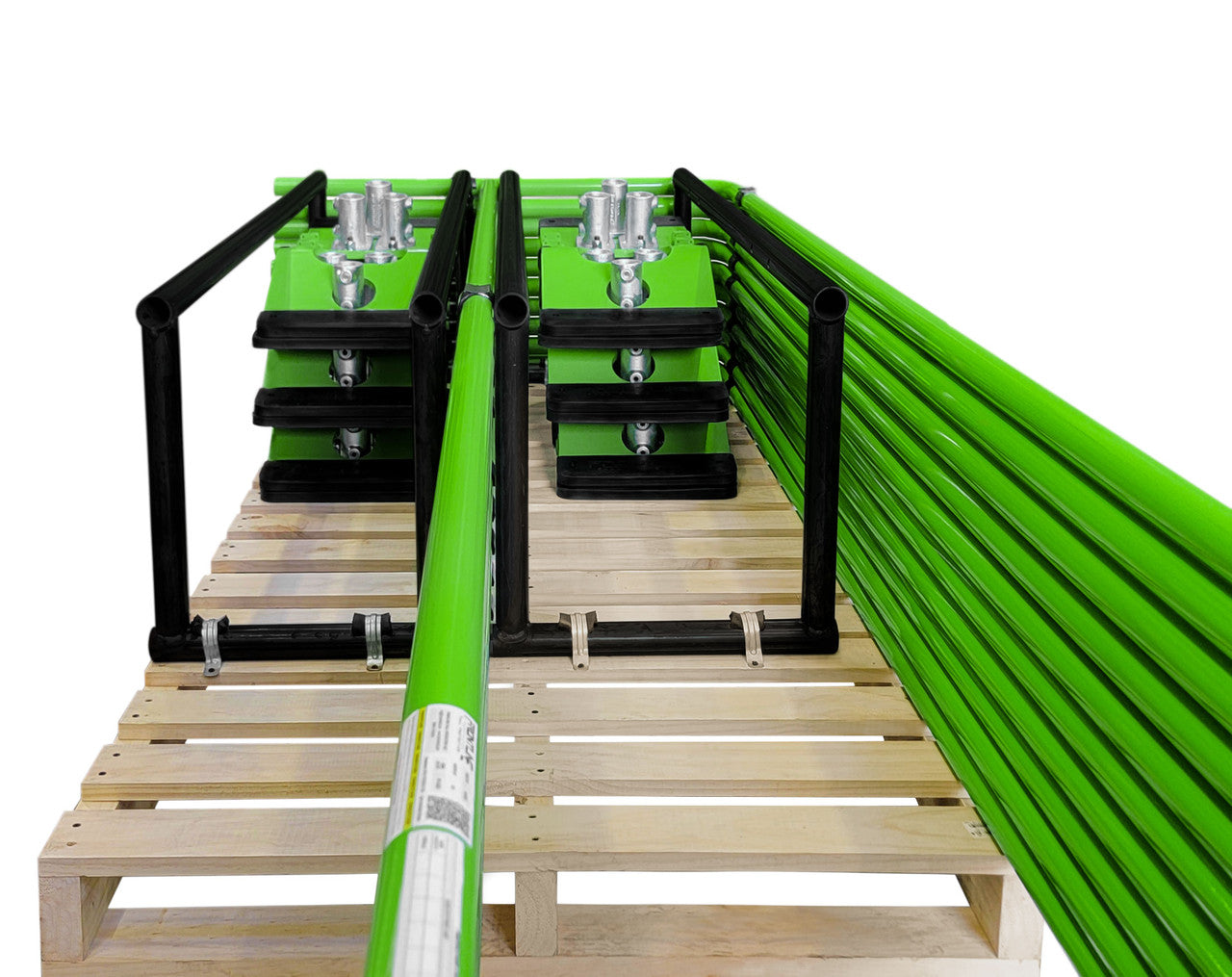 Frontline GUS10 Non-Penetrating Guardrail System Kit – 100' OSHA Compliant Roof Edge Protection Canada
