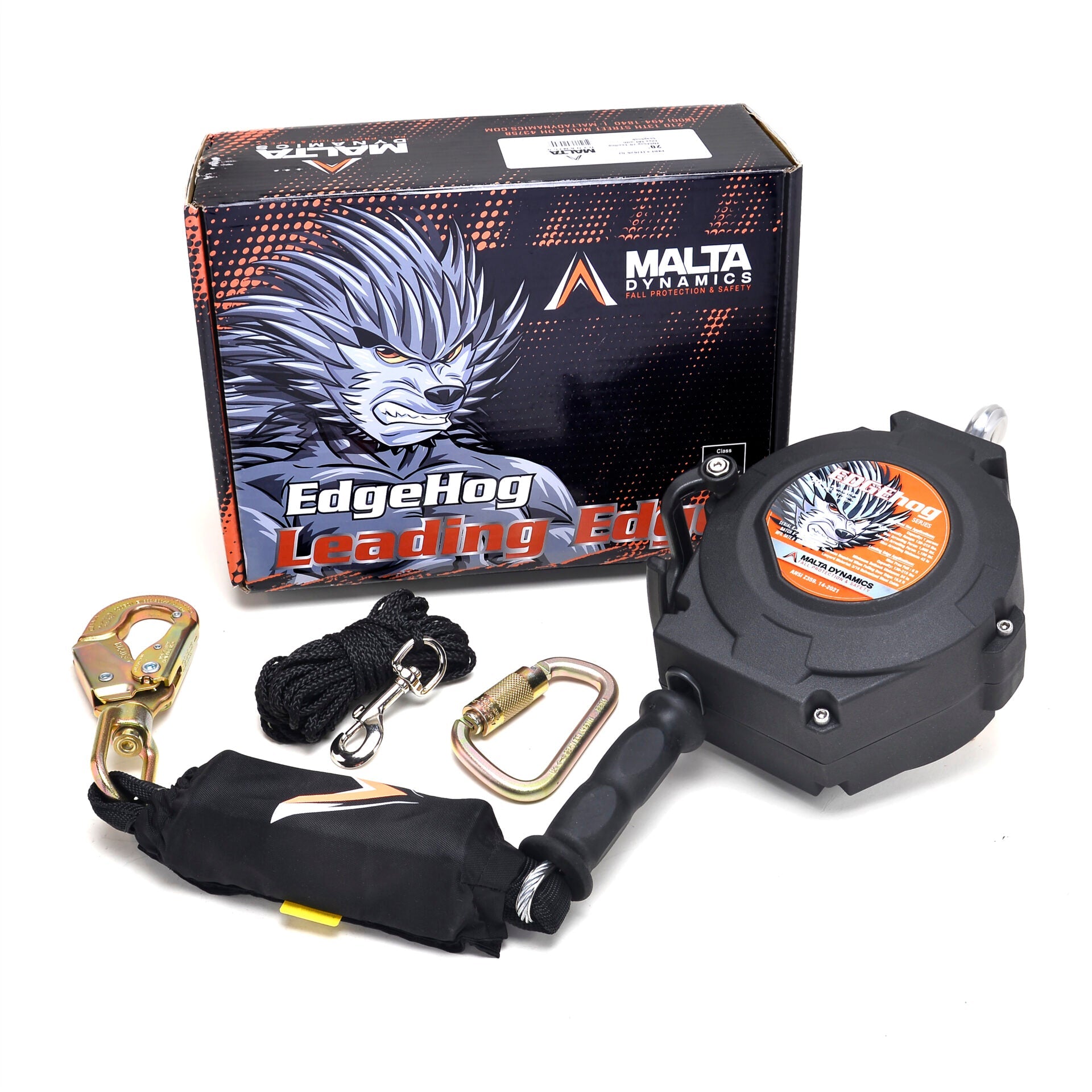 Malta Dynamics LE7020/LE7030/LE7050 Edgehog SRL with Snap Hook Class 2