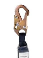 Frontline LIS31S Combat™ 3' Single Leg Snaphook Lanyard with Internal Shock Absorber