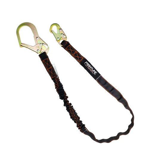 Frontline LIS61R Combat™ 6' Single Leg Rebar Hook Lanyard with Internal Shock Absorber | OSHA Fall Protection Canada