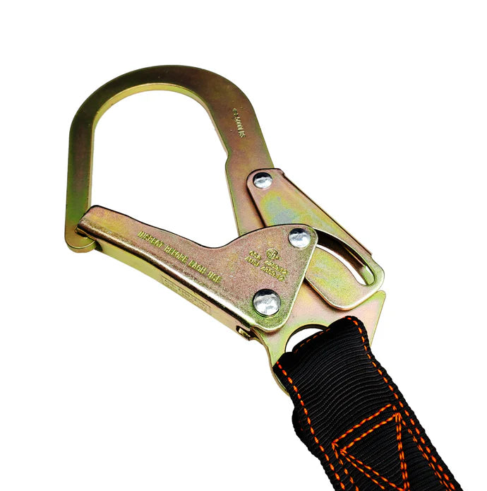 Frontline LIS61R Combat™ 6' Single Leg Rebar Hook Lanyard with Internal Shock Absorber | OSHA Fall Protection Canada