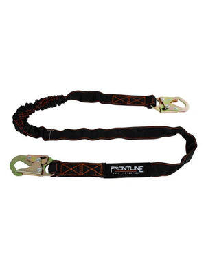 Frontline LIS61S Combat™ 6' Single Leg Lanyard with Internal Shock Absorber (Snaphook Ends)