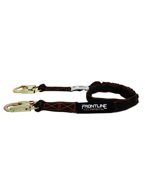 Frontline LIS61S Combat™ 6' Single Leg Lanyard with Internal Shock Absorber (Snaphook Ends)