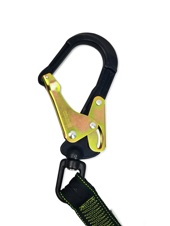 Frontline LIS62RA Elite Lite™ Elastic Twin Leg 6' Aluminum Rebar Hook Lanyard | Lightweight 100% Tie-Off | Canada