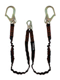 Frontline LIS62R Combat™ Twin Leg 6' Rebar Hook Lanyard with Internal Shock Absorber | 100% Tie-Off | CSA / OSHA Canada