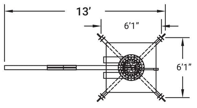 Malta Dynamics X500 Rotating Overhead Anchor, 25 ft | Canada